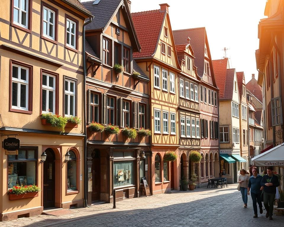 historische Stadthäuser Halberstadt