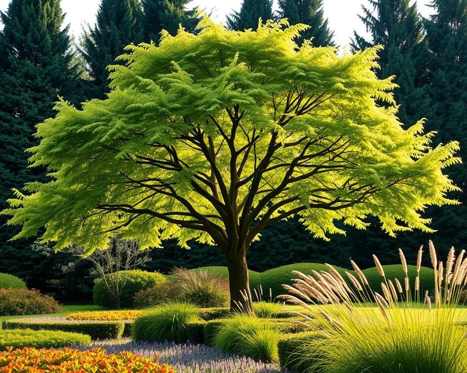Fächerkrone Baum Gartenakzente