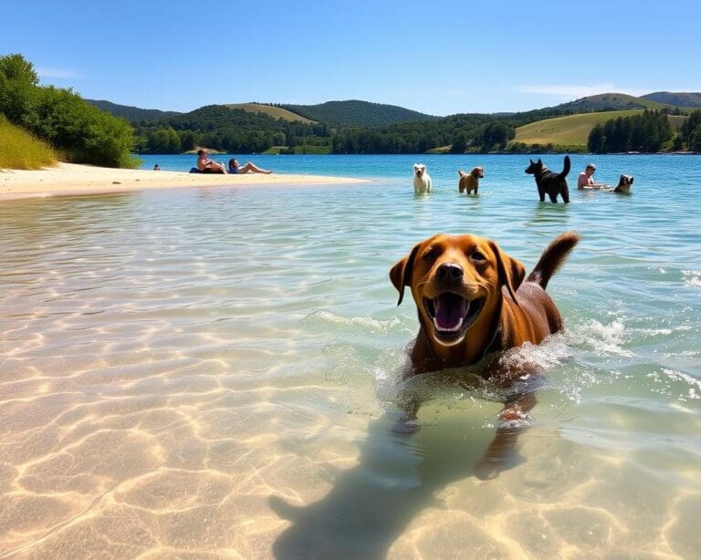 Gibt es Badeseen für Hunde in der Nähe?