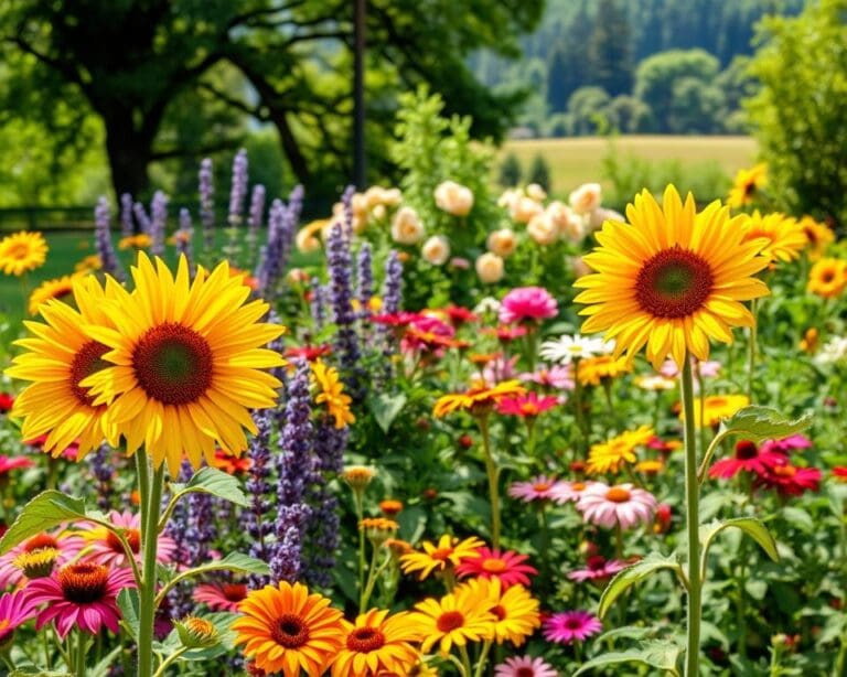 Welche Blumen blühen den ganzen Sommer lang?