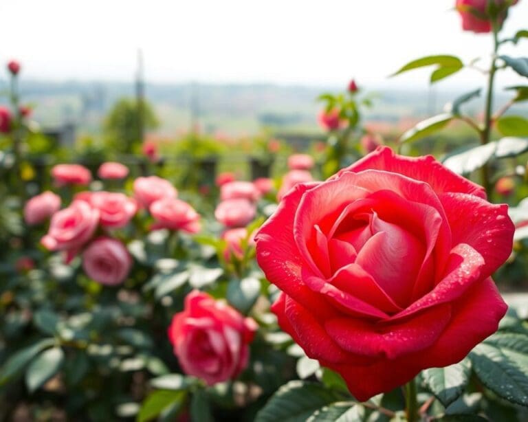 Wie verhindert man Mehltau bei Rosen?