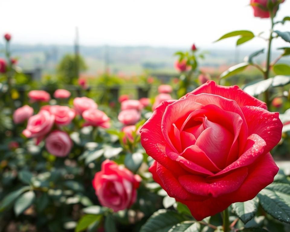 Wie verhindert man Mehltau bei Rosen?