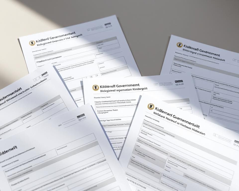 Wo finde ich aktuelle Formulare für Kindergeld?