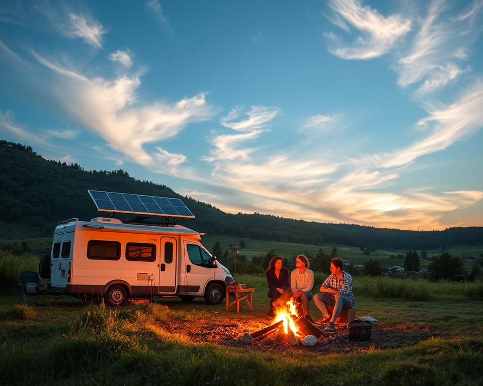 Camping mit Solar