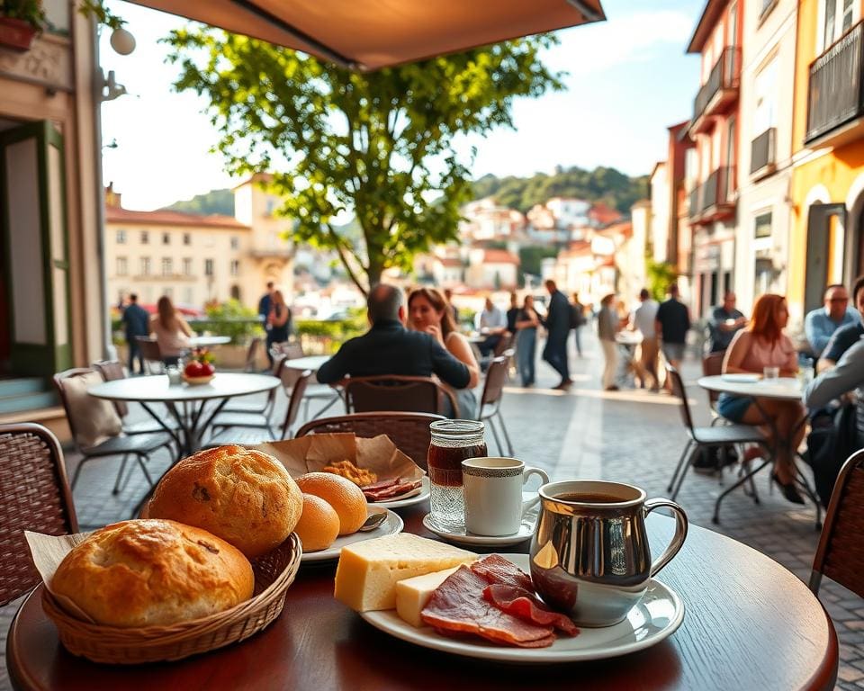 Frühstück in Lissabon und Porto