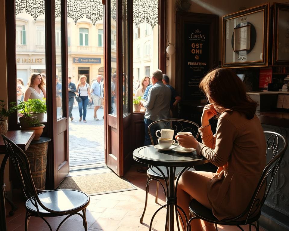 Kaffeepause in Italien