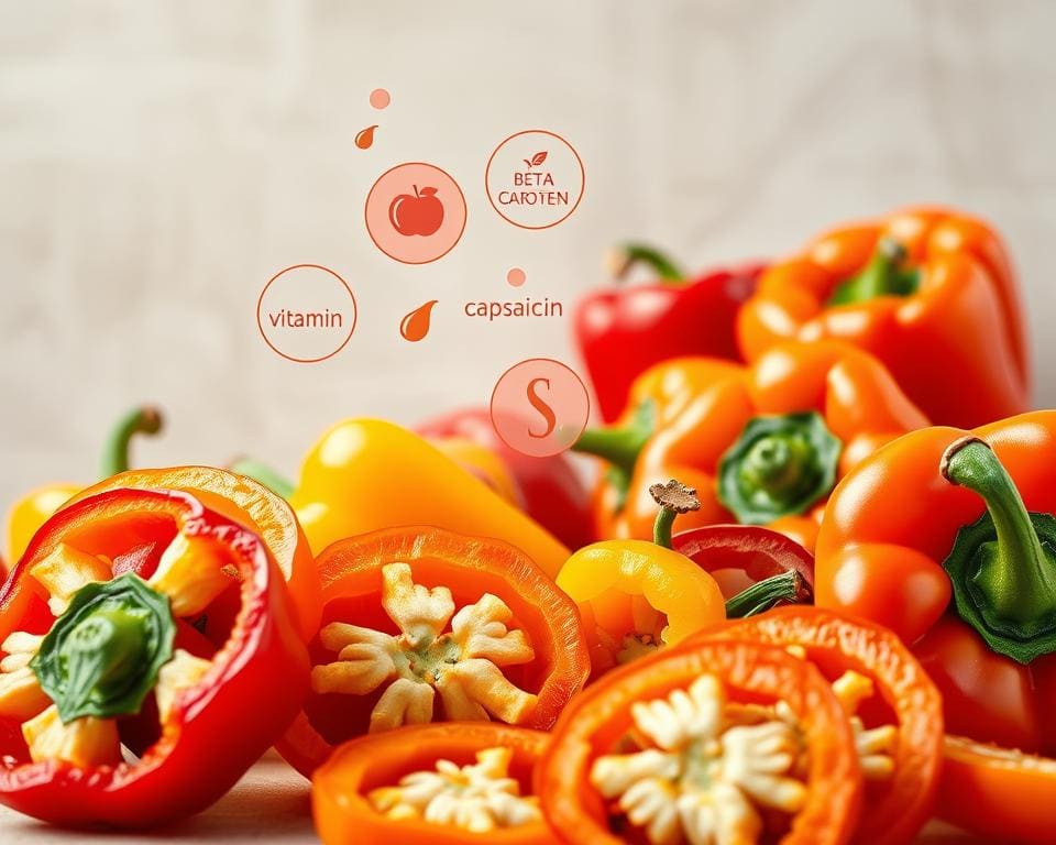 Nährstoffe in Paprika