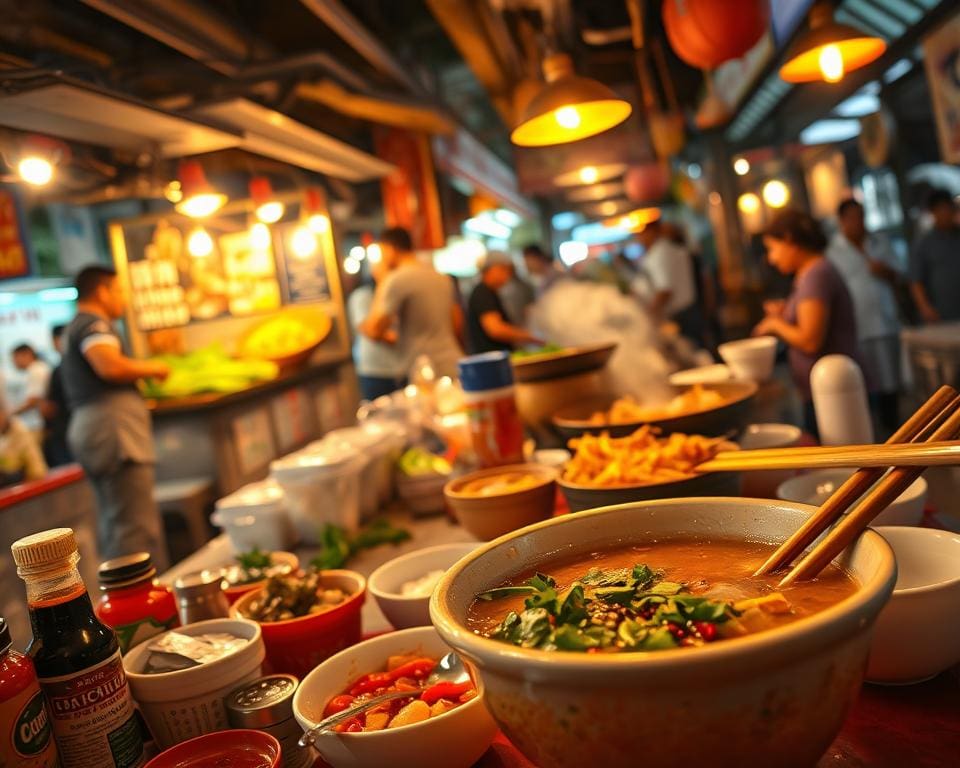 Scharfes vietnamesisches Essen