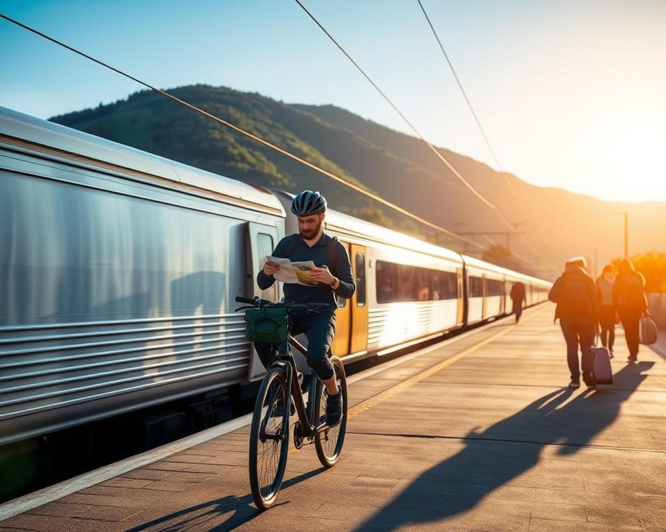 Tipps für klimafreundliches Reisen mit Zug und Rad