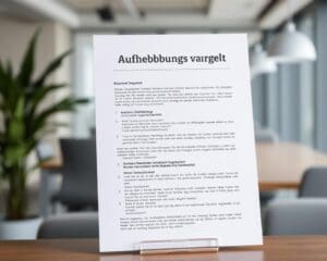 Was regelt ein Aufhebungsvertrag?