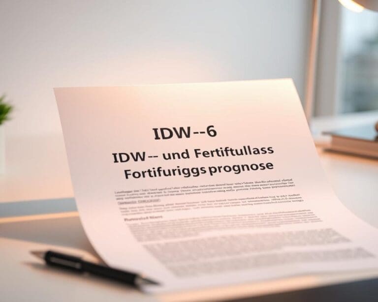 Wie hilft die IDW-6-Norm bei der Prognoseerstellung?