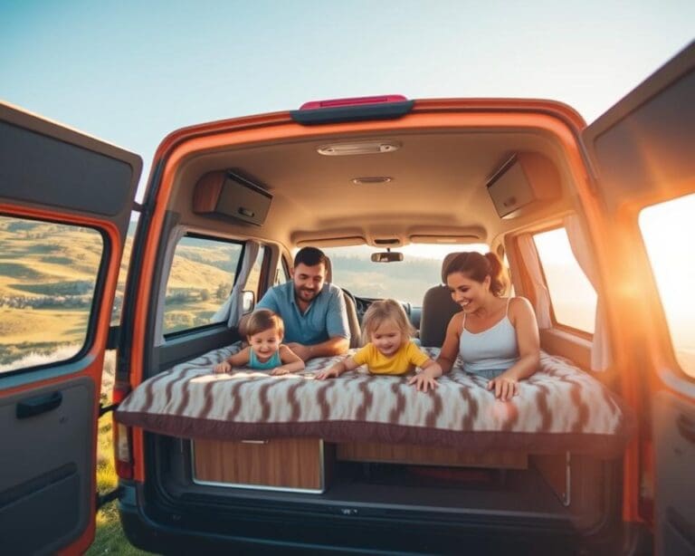 Wie reist man komfortabel mit Camper und Kindern?