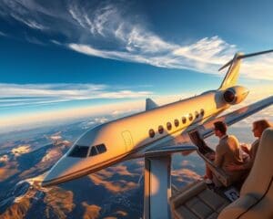 Wie reist man luxuriös mit dem Privatjet durch Europa?