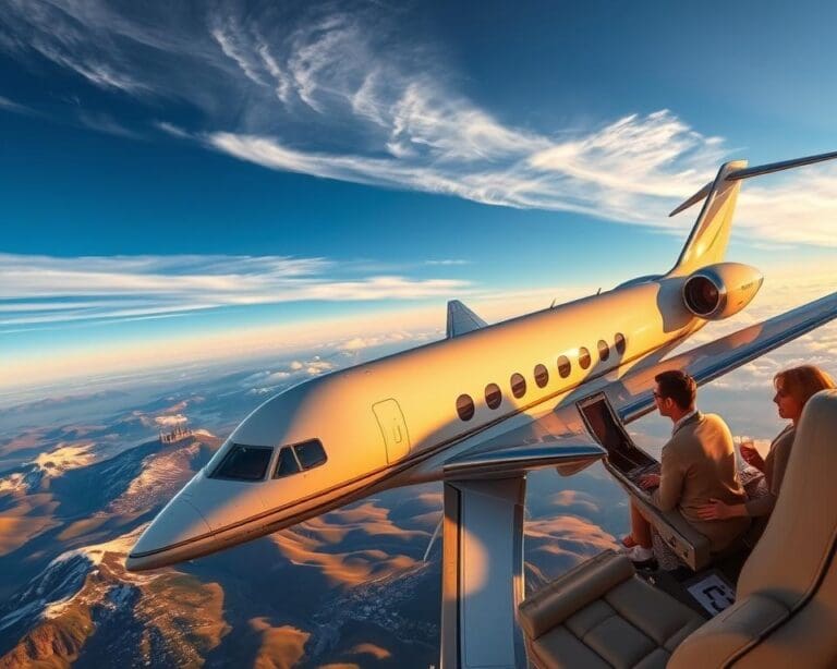 Wie reist man luxuriös mit dem Privatjet durch Europa?