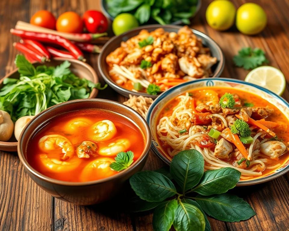 beliebte thailändische Gerichte