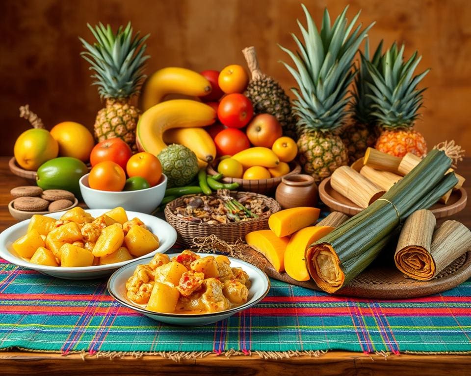 typische Frühstücksgerichte in Peru