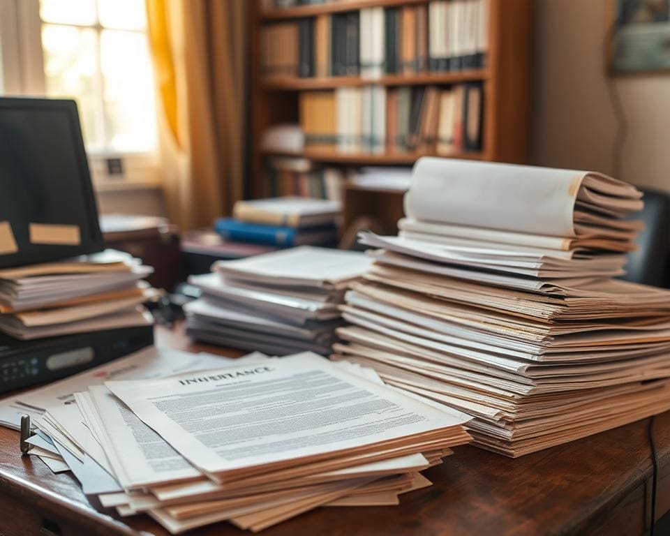Erbschaftsunterlagen und Mietverträge bei Haushaltsauflösungen