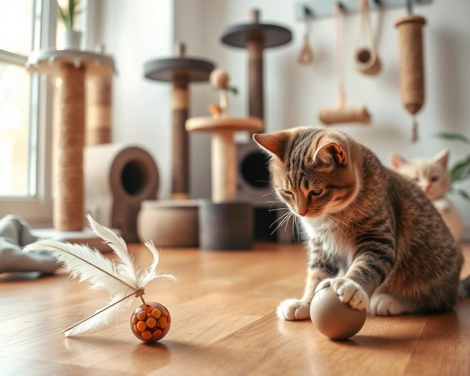 Katzenspielzeug in der Alltagspflege