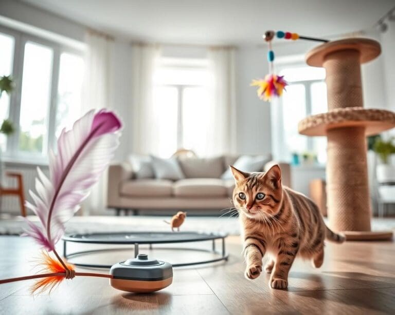 Wie hält interaktives Spielzeug Katzen körperlich fit?