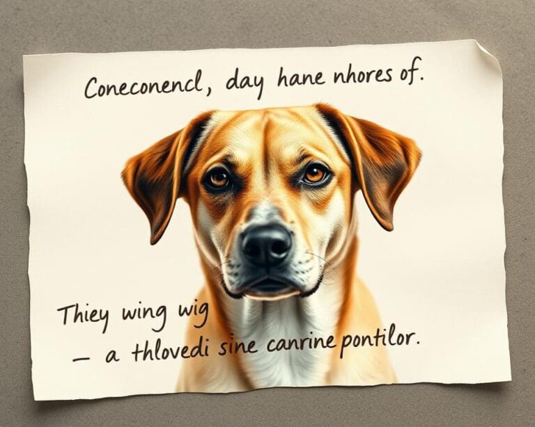 Wie schreibe ich eine passende Hund Kondolenzkarte?