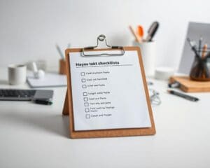 Wie nutze ich Checklisten im Arbeitsablauf?