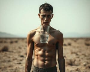 Wie reagiert der Körper auf zu wenig Flüssigkeit?