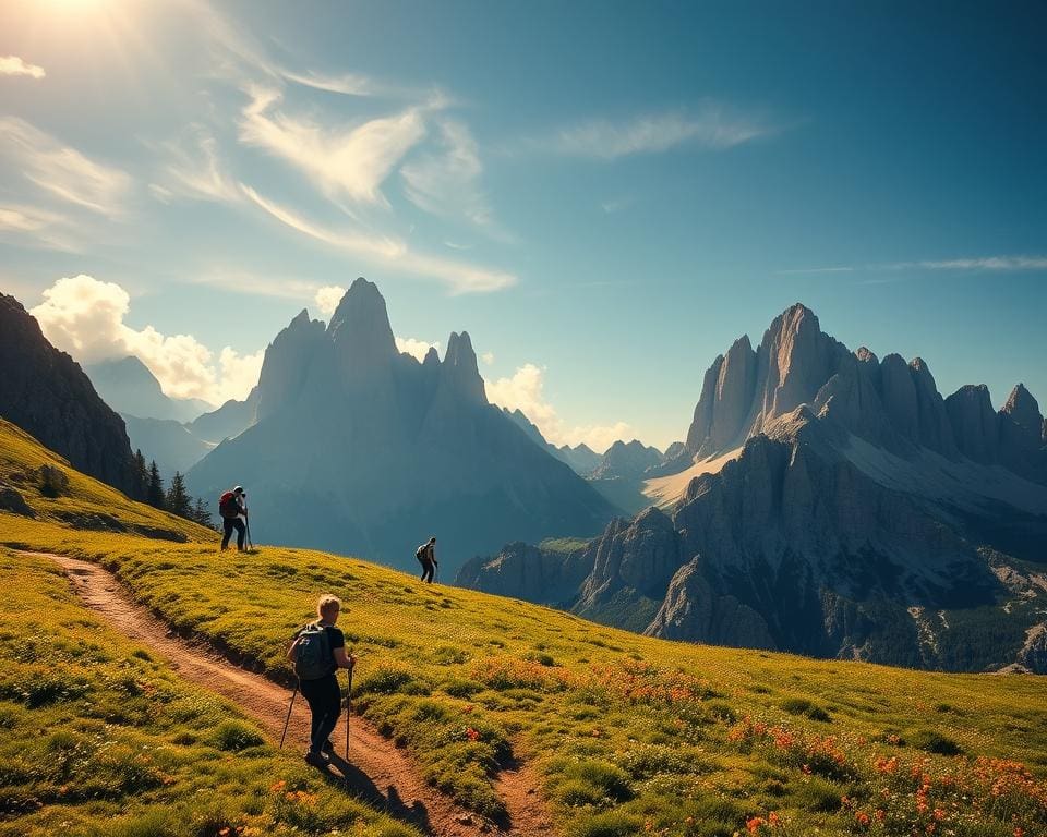 Was macht die Dolomiten perfekt fuer Wanderer?