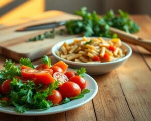 Was sind einfache Ideen fuer gesunde Mahlzeiten?