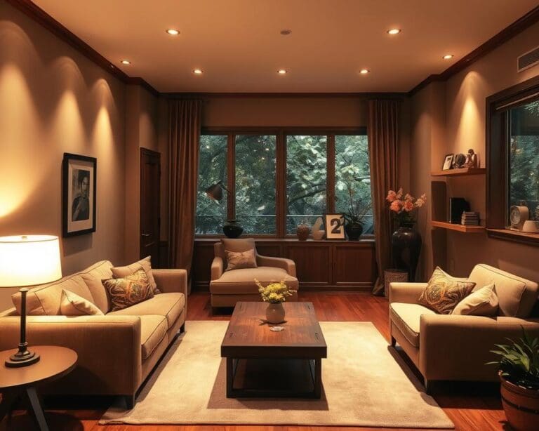 Wie machst du dein Wohnzimmer mit Licht gemütlicher?