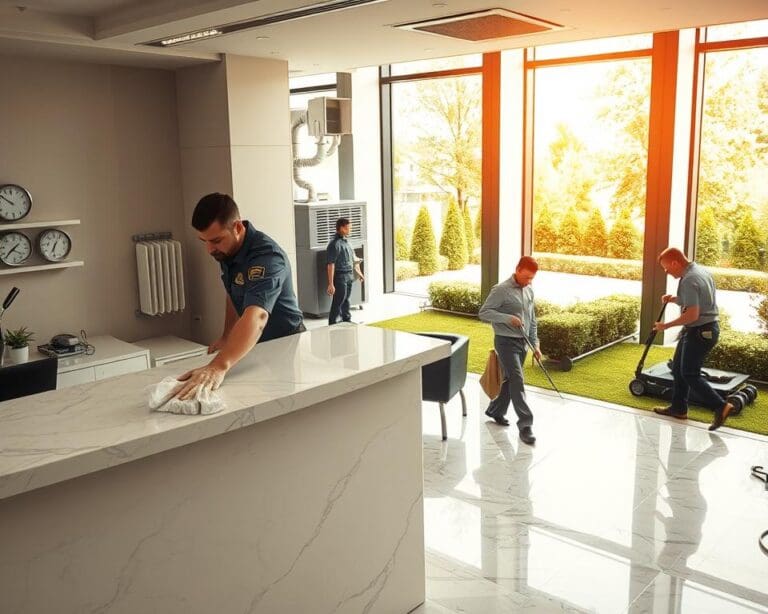 Wie organisiert ein Facility Service Gebaeudepflege?