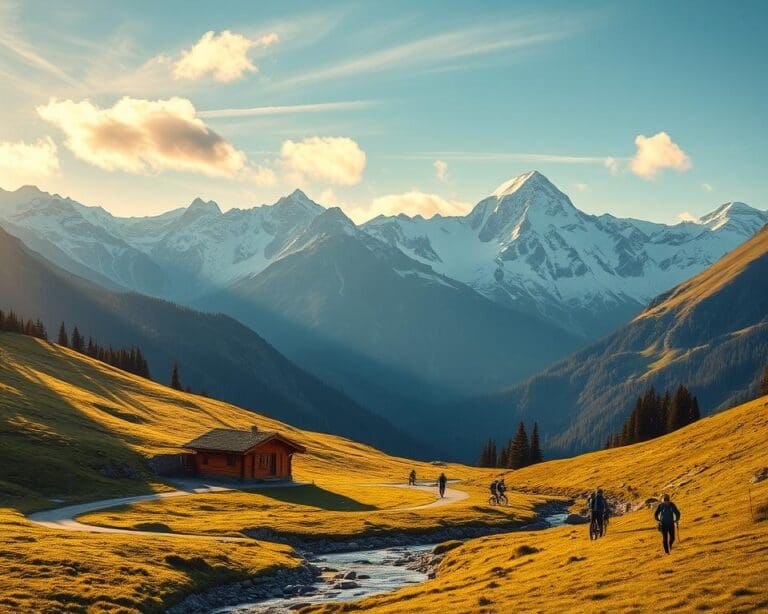 Wie planst du eine entspannte Reise durch die Alpen?