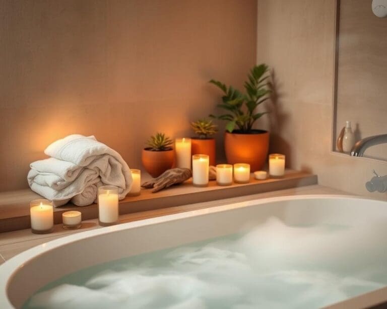 Wie schaffst du eine entspannte Atmosphäre im Bad?