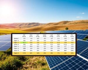 Was sagt eine PV Ertrag Tabelle für Deutschland aus?