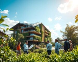 Wie arbeitet ein Architekt an nachhaltigen Projekten?