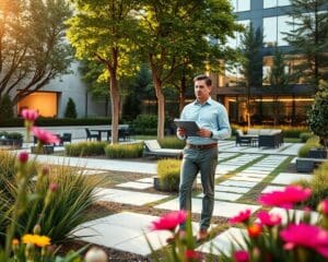 Wie hilft ein Gartenarchitekt Firmenaussenanlagen?