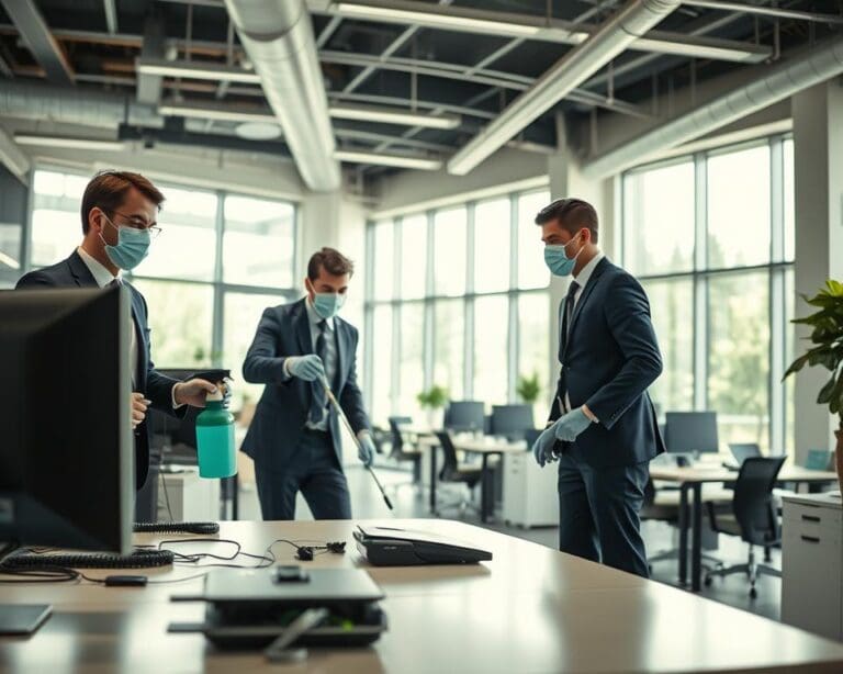 Wie unterstützt ein Desinfektionsservice Unternehmen?