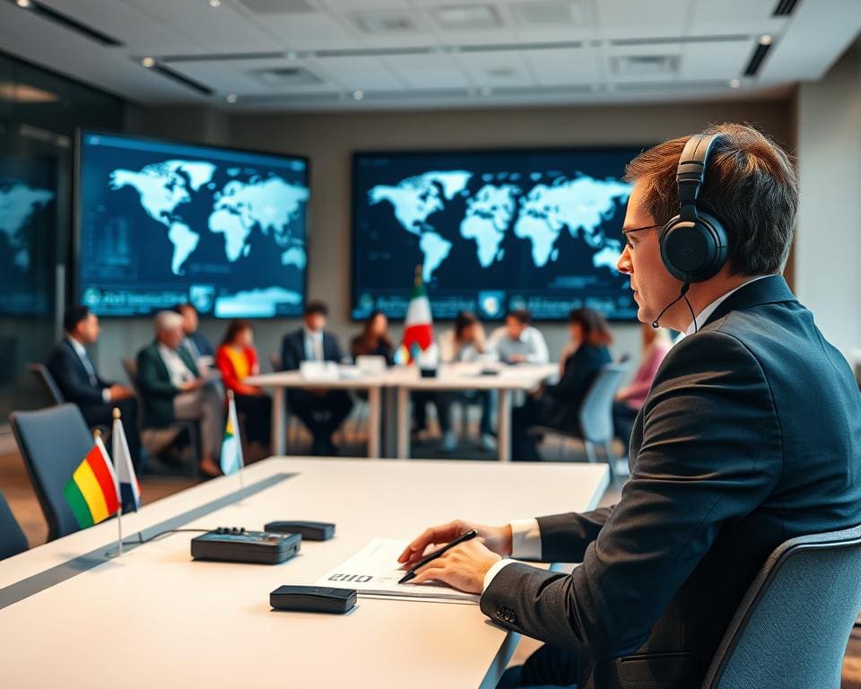 Wie unterstützt ein Dolmetscher internationale Projekte?