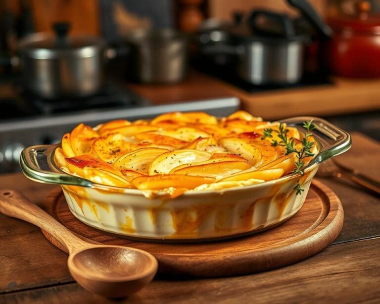 Warum ist cremiges Kartoffelgratin ein beliebtes Ofengericht?