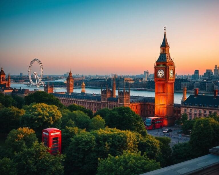 Welche Sehenswürdigkeiten prägen London?