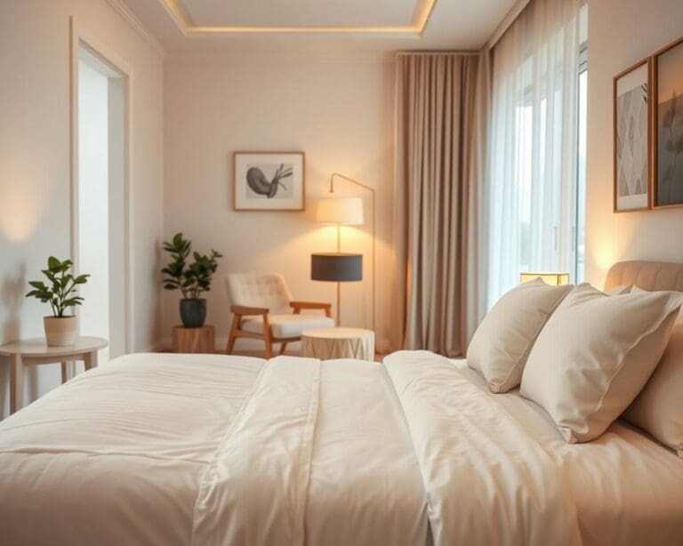 Wie richtet man ein ruhiges Schlafzimmer ein?