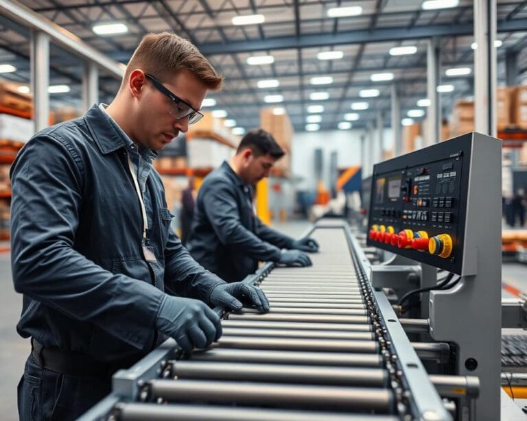 Wie arbeiten Techniker für Fördertechniksysteme?