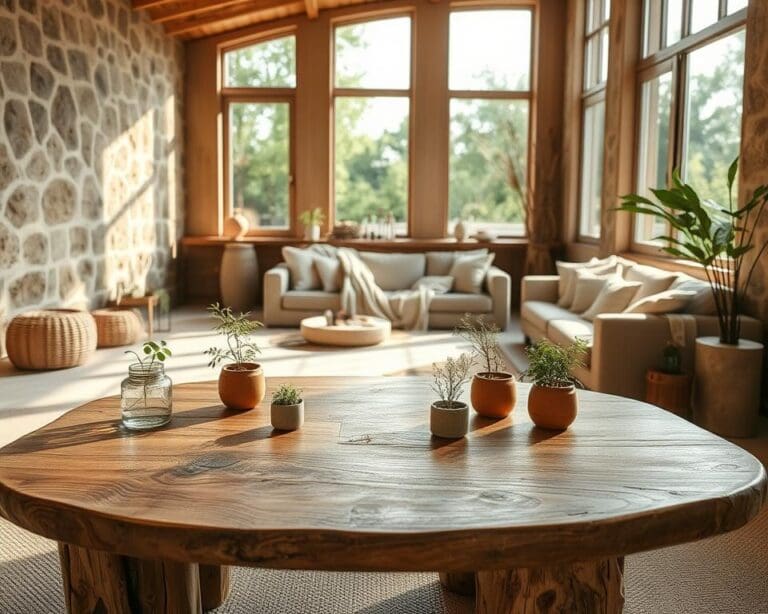 Welche Materialien passen zu nachhaltigem Wohnen?