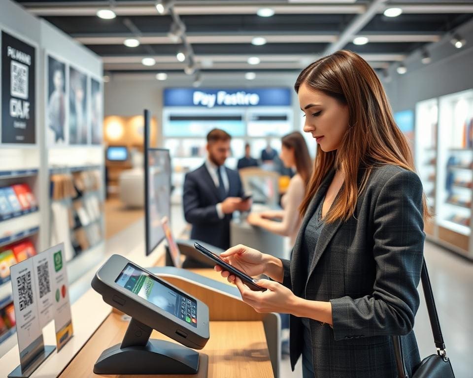 moderne Bezahlsysteme Einzelhandel