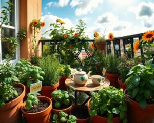 Kräutergarten Balkon