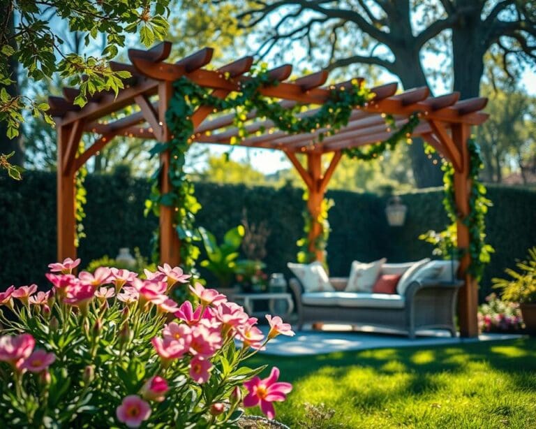 Pergola im Garten
