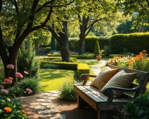 Sitzplatz im Garten